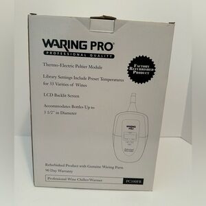 Waring Pro Refurbished Professional Wine Chiller/Warmer  PC100FR New In Open Box